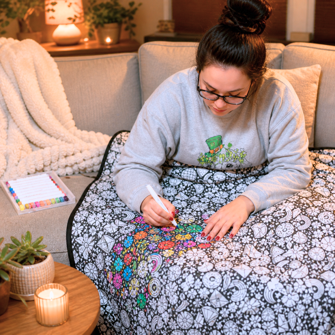 blankie - calming coloring blanket