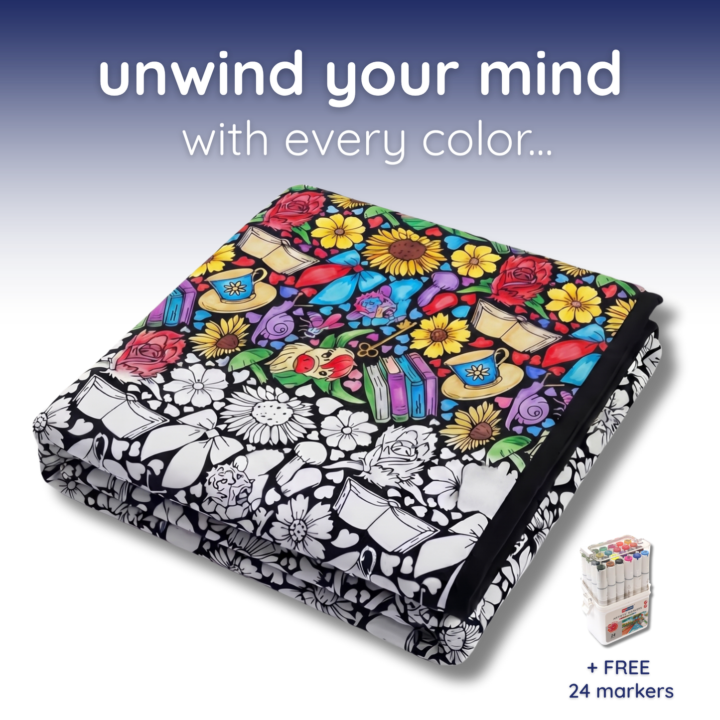 blankie - calming coloring blanket