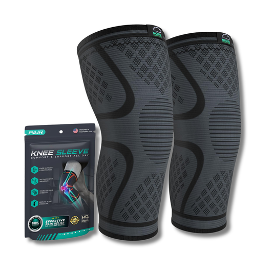 Knee compression sleeves