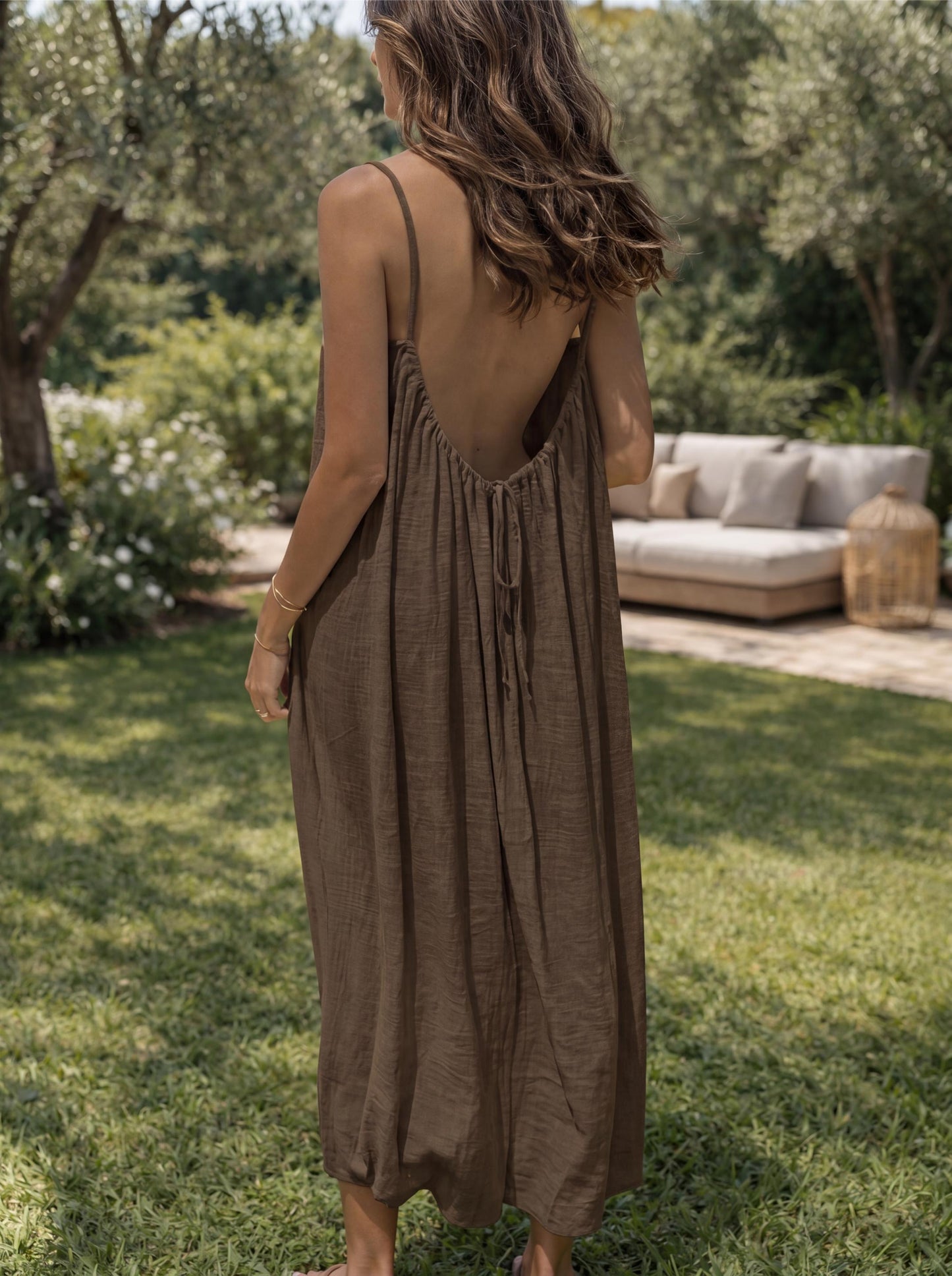 Backless Cami Lounge Dress